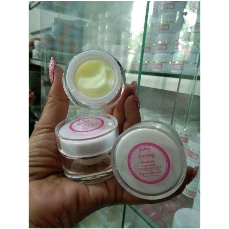 Salep Pelicin dan Pemutih Wajah Ampuh Glowingkan Wajah / Cream Glowing Malam