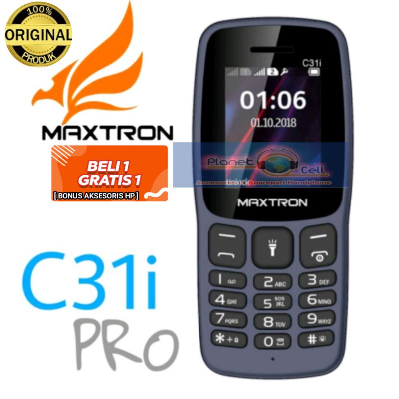 HP MAXTRON PRO-DUAL SIM GSM-FMRADIO-MP3-CAMERA-GARANSI RESMI