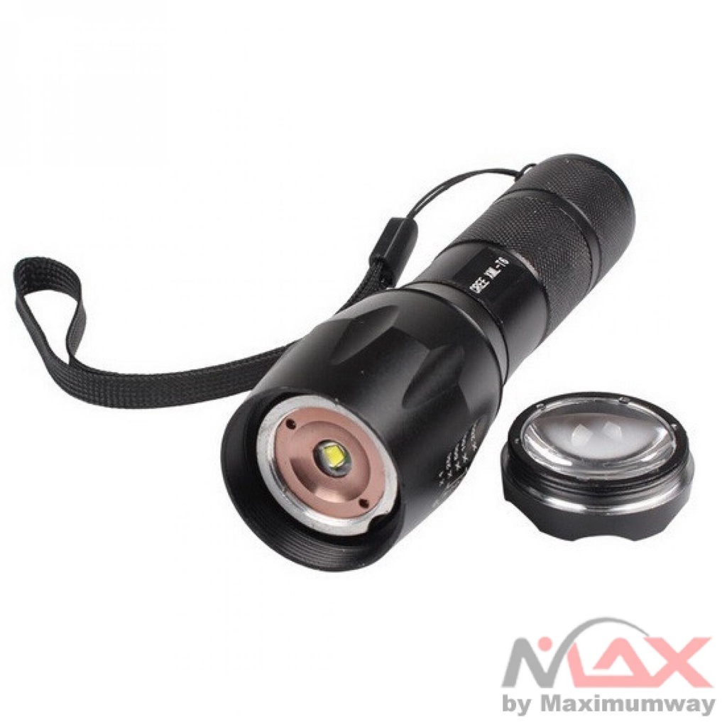 Senter swat Police Ligh super terang LED Cree XM-L T6 2000 Lumens outdoor Recharge Waterproof