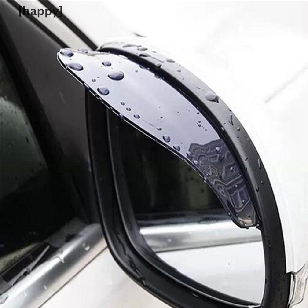 Ha 1 Pasang Cover Pelindung Kaca Spion Mobil Anti Air Hujan Warna Hitam Id