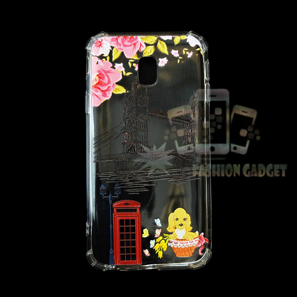 ANTI CRACK Samsung Galaxy Grand J3 Pro 2017 / J330 Case Anti Shock Casing Soft Anti Crack Motif Unik