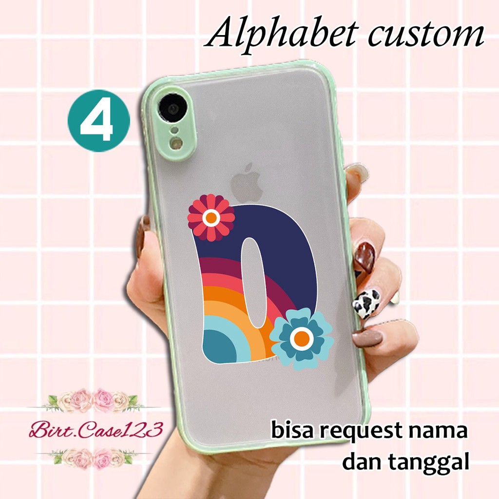 Softcase choice ALPHABET CUSTOM Samsung Vivo Oppo Xiaomi Realme Iphone All Type BC3205