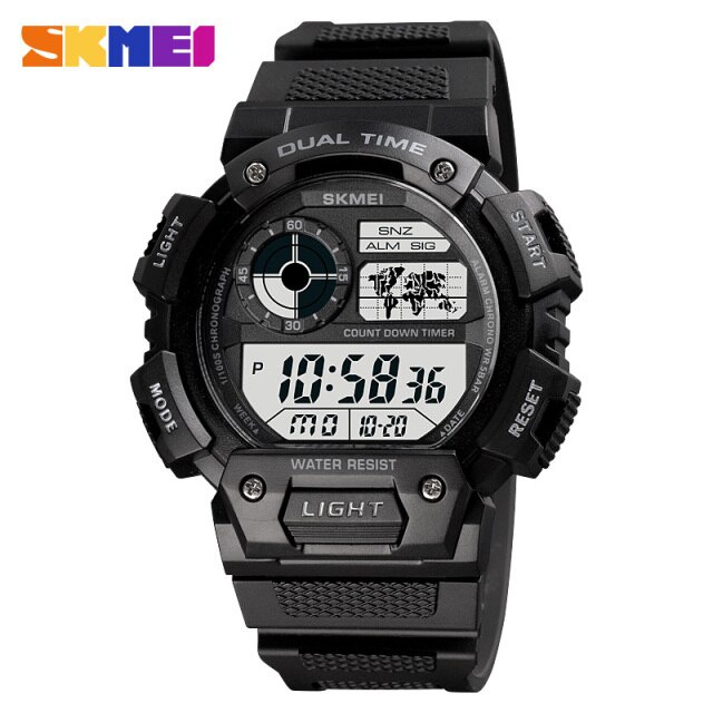 Jam Tangan Pria SKMEI 1723 Digital Double Time Original SKMEI Water resist 3 atm SKMEINDONESIA