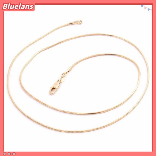 Bluelans 16 - 30 inch Snake Chain Lobster Clasp Clavicle Necklace Jewelry