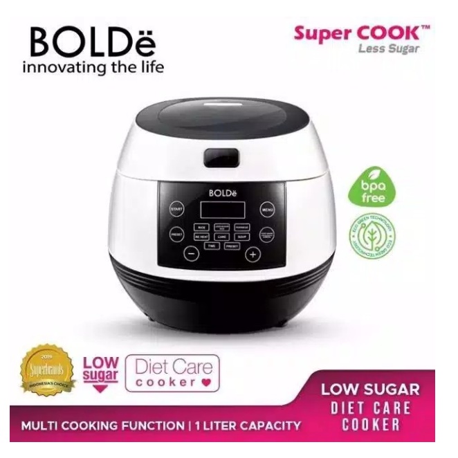 bolde super cook less sugar 1 liter Low Carbo 400 Watt