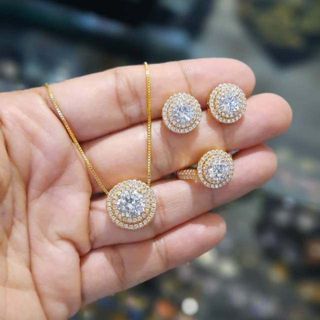 Set replika berlian Eropa super mewah