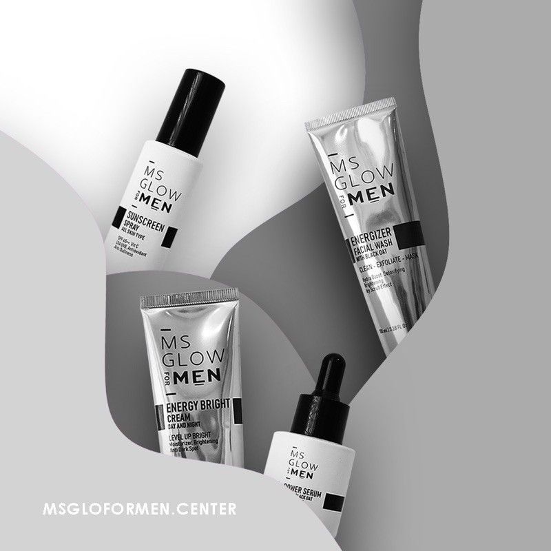 Ms Glow Men Original | Skincare cowok/Pria | Ms Glow