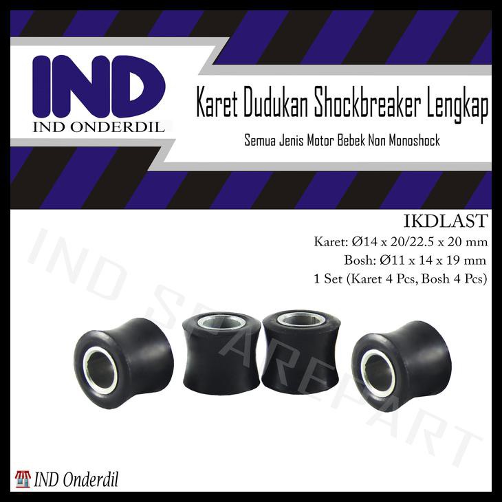 Karet Bosh Bos Dudukan Shock Shockbreaker Belakang Jupiter Mx Old