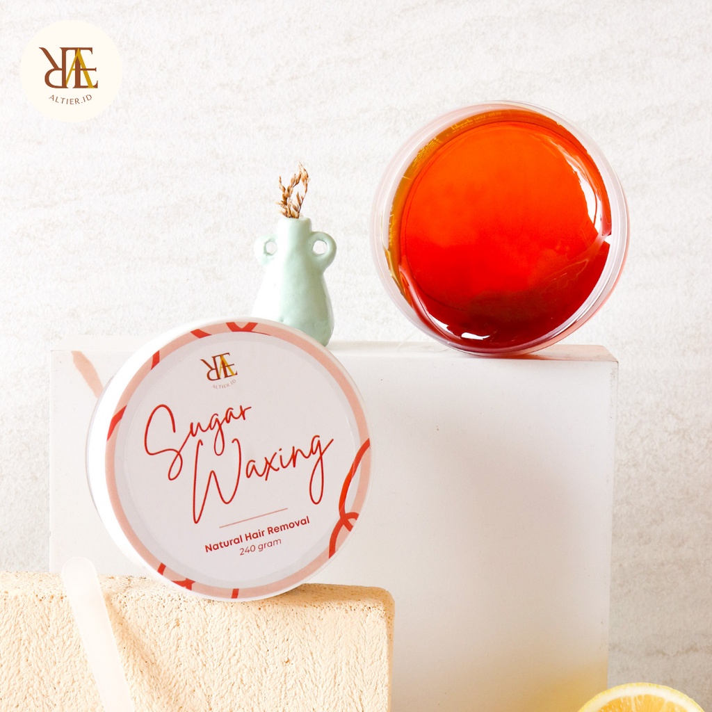 Sugar Wax Altier 240gr (𝗕𝗣𝗢𝗠) | Sugar Waxing Kit | Cold Wax | Pencabut Bulu | Penghilang Bulu | Sugar Waxing