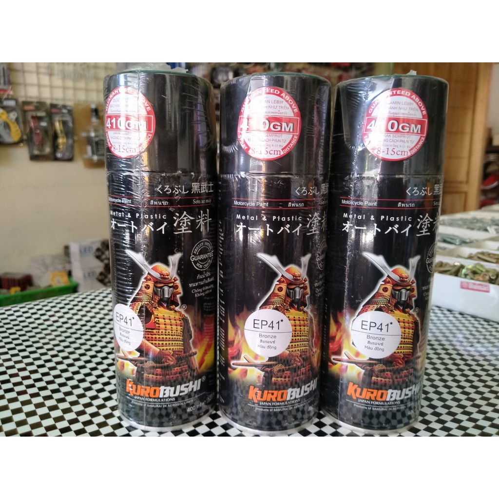 Cat Samurai Paint Bronze EP41* Cat Spray Ukuran 400ml