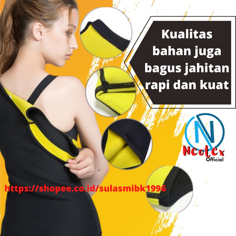 Korset Pelangsing Perut Buncit Corset Pembakar Lemak Korslet Perut Wanita Neotex Elastis CAMI