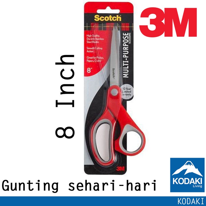 

CODES0X-00 3M 1428 Scotch Gunting Besar Pemotong kertas Scissor 8 Inch