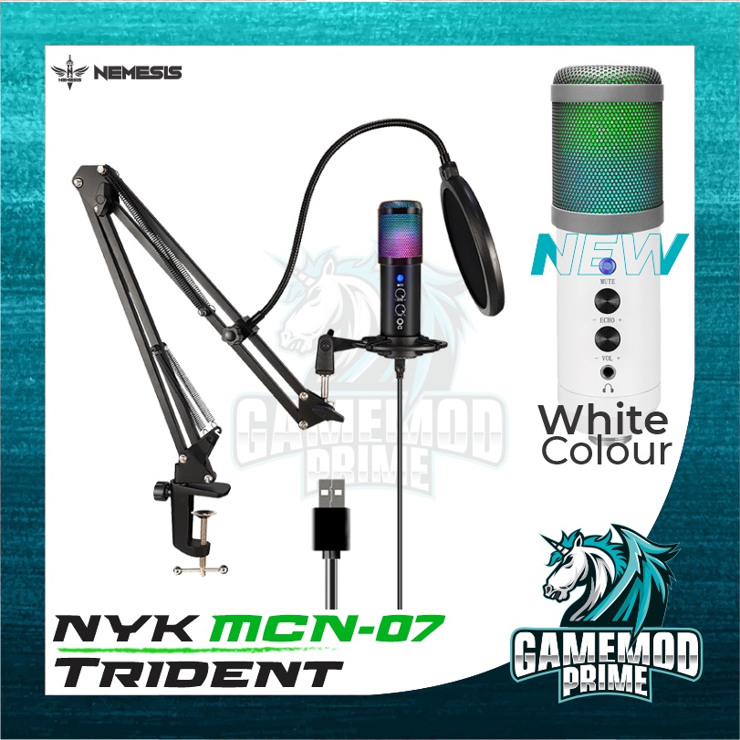 Microphone Condenser Audio NYK Nemesis MCN-07 TRIDENT MIC GAMING