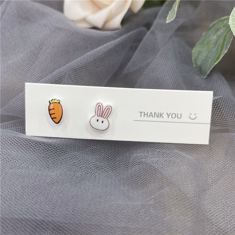 Cute Simple Ceramic Earrings Exquisite Accessories for Girl Student-12