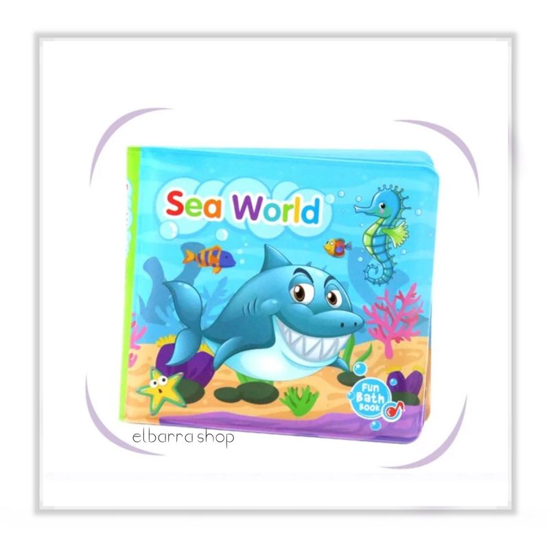 Mainan Edukasi Anak Buku Mandi Anti Air Soft Bath Book Floating Baby Toy Softbook Waterproof Buku Bantal Bahan EVA Kado Bayi