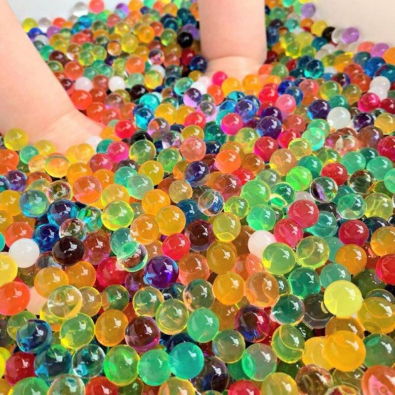 Water beads mainan montessori / mainan anak / hidrogel / Montessori /sensory