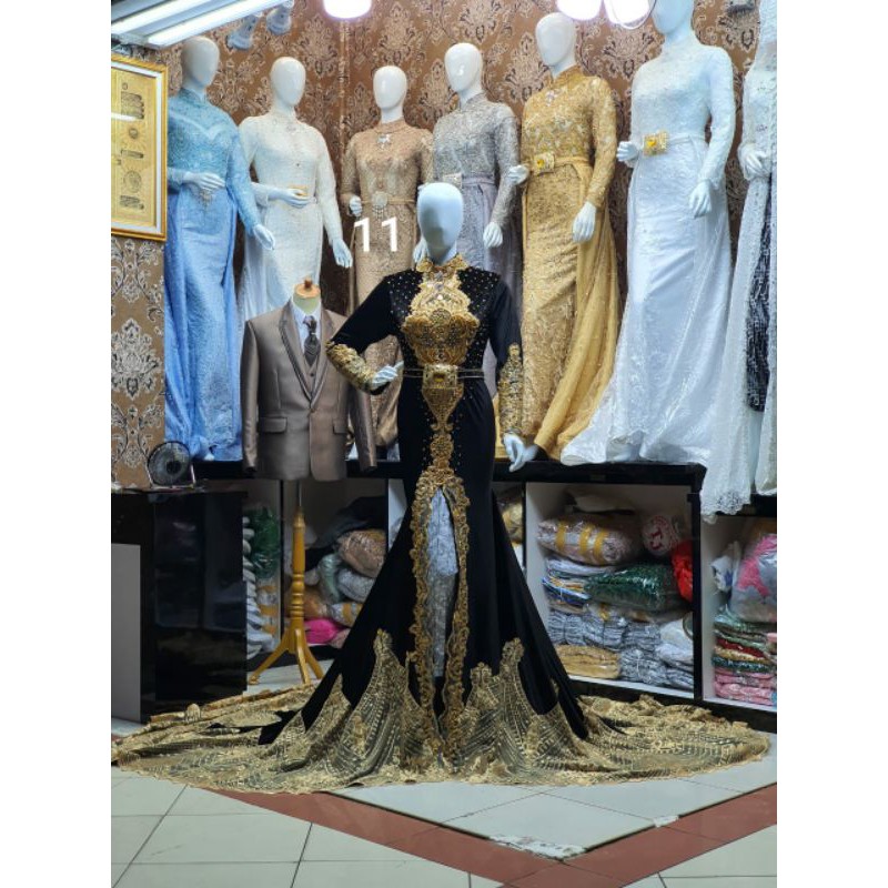 GAUN PENGANTIN BELUDRU BERKOR FULL PAYET MEWAH MODERN//BAJU ADAT JAWA //GAUN