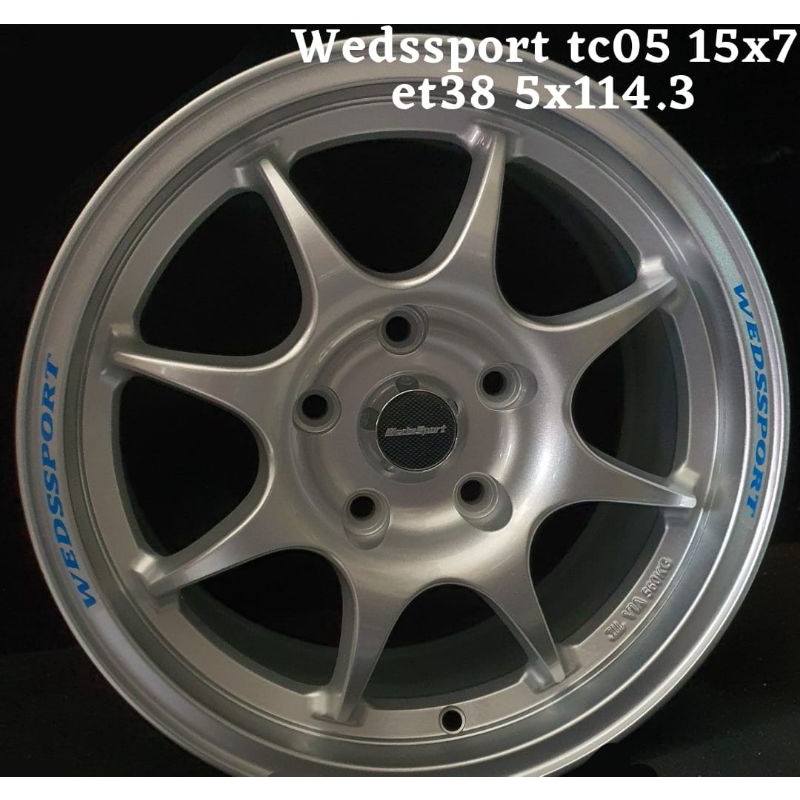 Velg wedssport tc05 r15 velg mobil wedssport tc05 ring 15 lubang 5