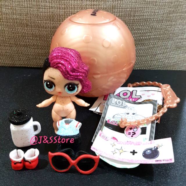 rocker lol doll glitter