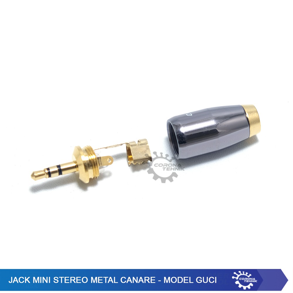 Model Guci - Jack Mini Stereo Metal Canare