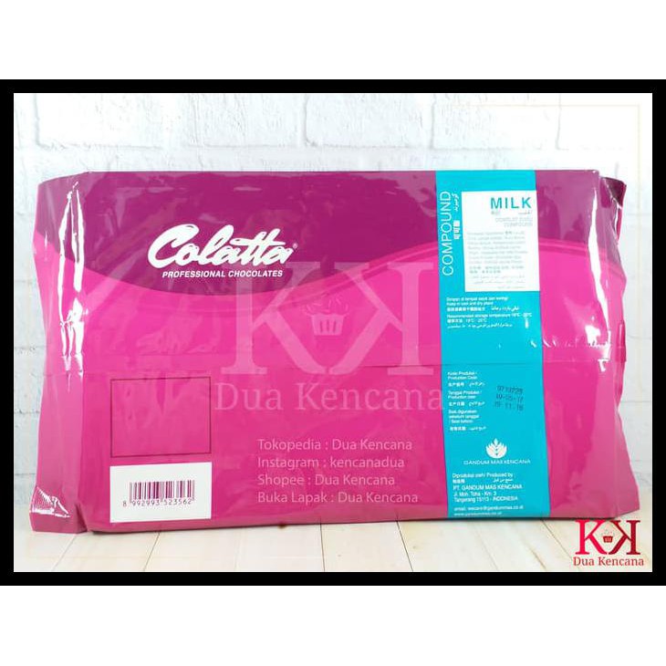 

COLATTA MILK COMPOUND 1 KG COKLAT SUSU COMPOUND CHOCOLATE COLLATA