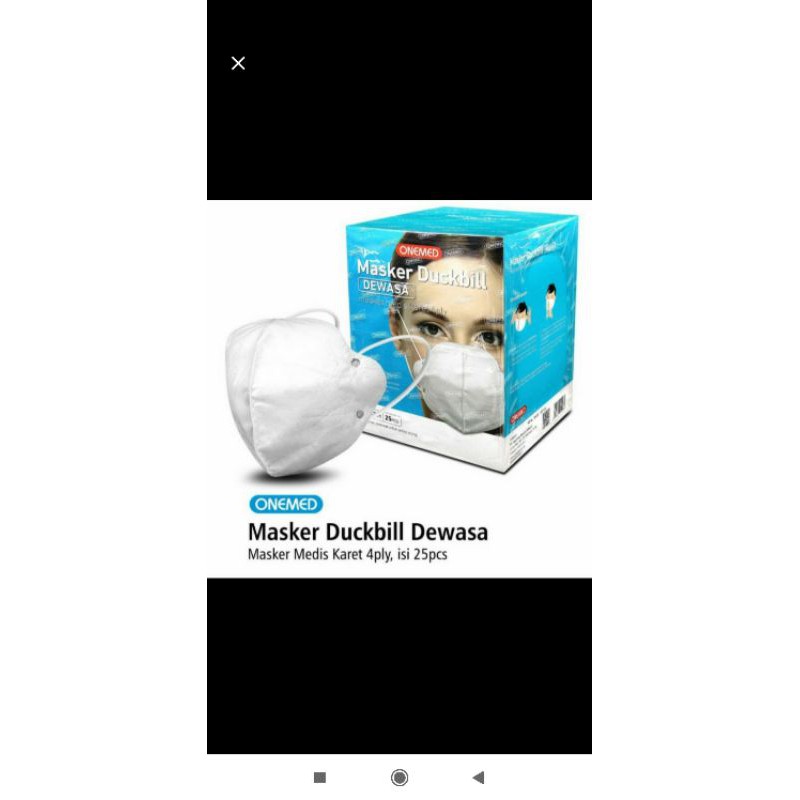 masker onemed duckbill