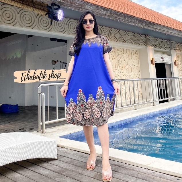DASTER/DRES BALI-merak blue
