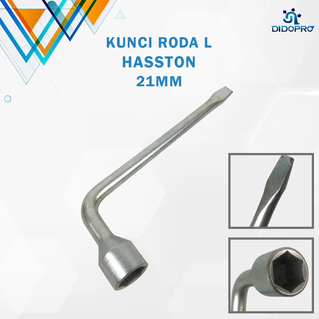 HASSTON PROHEX KUNCI RODA MOBIL UK 21 MM KUNCI RODA L ANTI KARAT - ORIGINAL