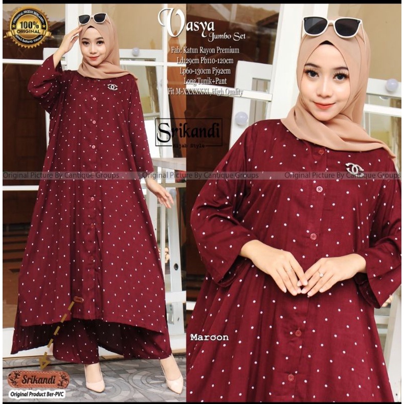 Setelan Jumbo Maxi Bahan Premium by Srikandi