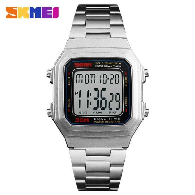 Jam Tangan Pria / SKMEI DG 1337 Men / Jam Tangan Digital LED Original / SKMEI