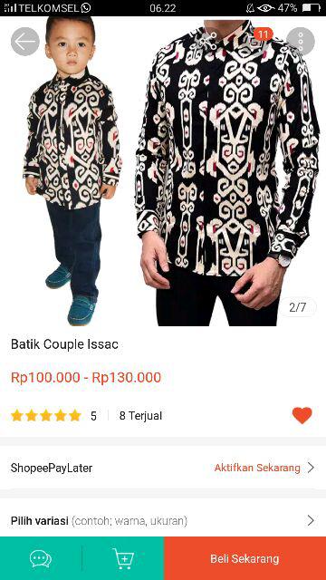 Batik Couple Issac