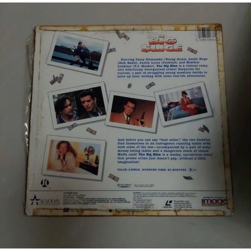 Kaset Laser disc The Big Slice