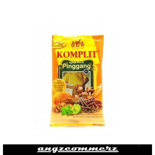 

SIDOMUNCUL Jamu Komplit Sakit Pinggang Jeruk Nipis 1 sachet