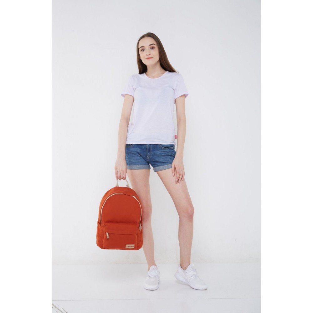 Limito Mochilo Onzo Terracotta | Tas Ransel Mini Polos Kecil Simpel Wanita Backpack |FORIND Esgotado