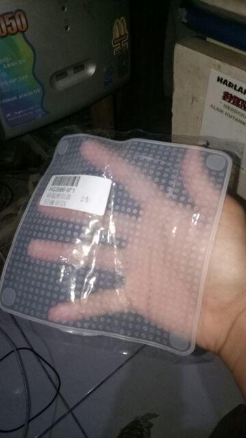 1pc Penutup Mangkuk/wadah Makanan Dengan Bahan Silikon Elastis Dapat Digunakan Kembali