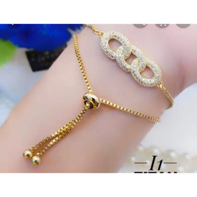 Gelang titanium gelang wanita gelang serut gelang tangan