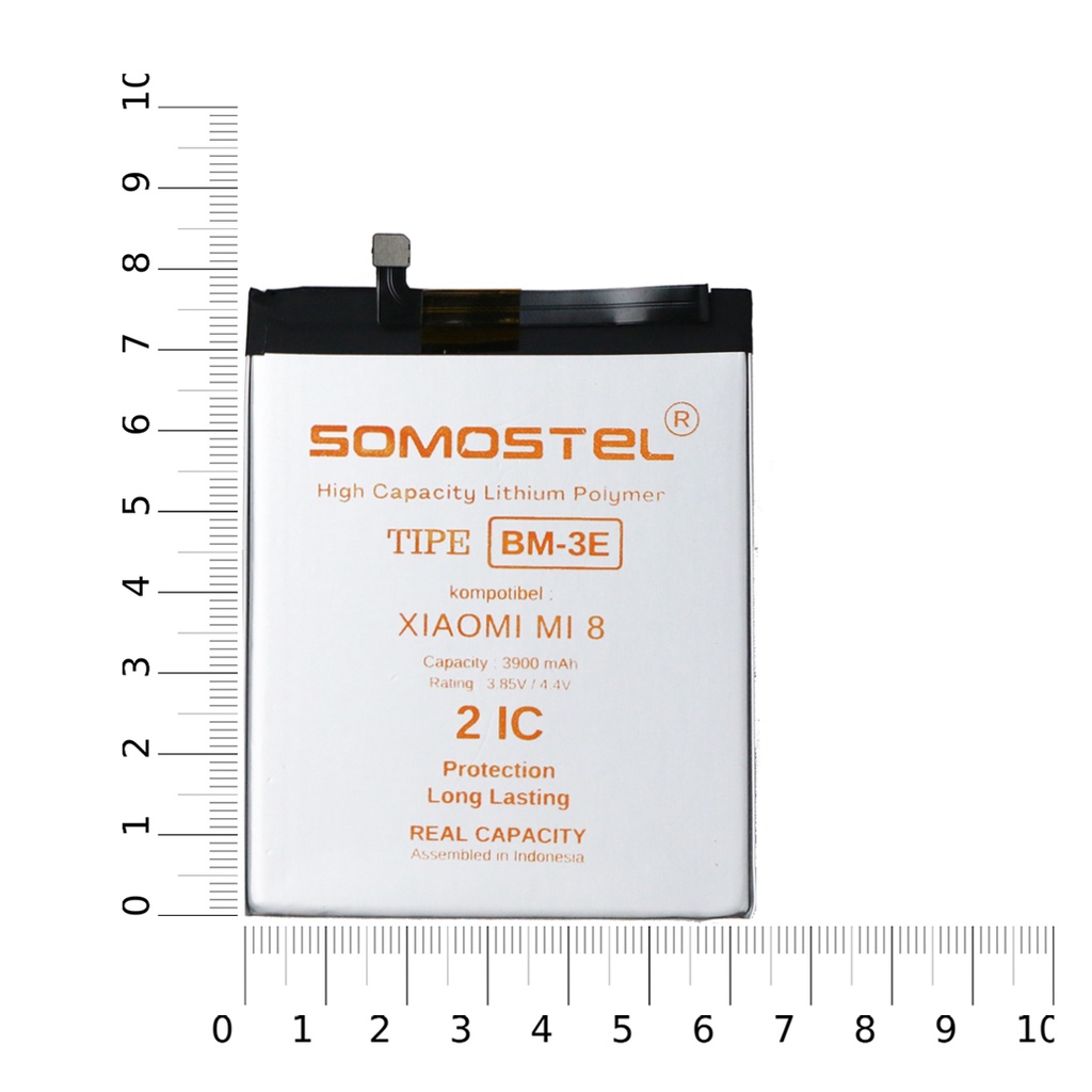 Somostel - BM3E Mi 8 Baterai Batre Batrai