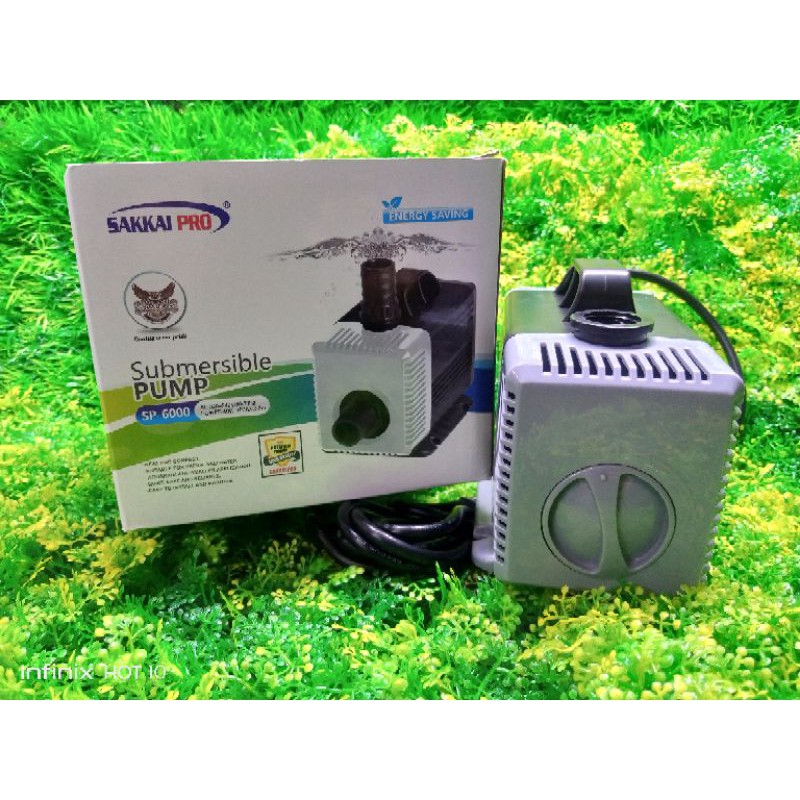 SAKKAI PRO SP-6000 SUBMERSIBLE PUMP MESIN CELUP KOLAM 40W