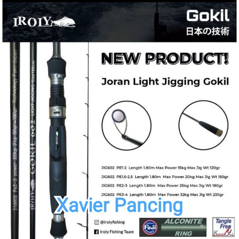 Joran Jigging Iroly Gokil Kuat & Import 100%