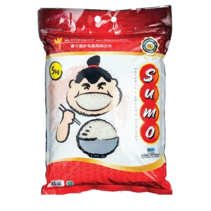 

Beras Sumo Premium Kemasan Merah [5 Kg]