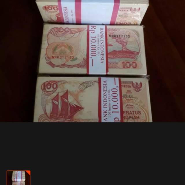 Uang kuno 100 rupiah phinisi 1992