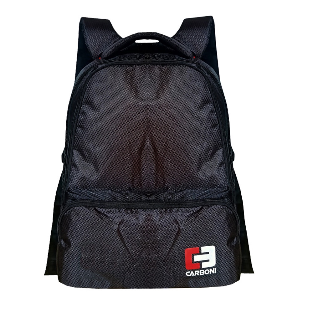 Backpack Carboni  Ransel Original RA OO5O BLACK TAS Sekolah SD/ SMP Urban Style Casual pria wanita + FRE Raincofer