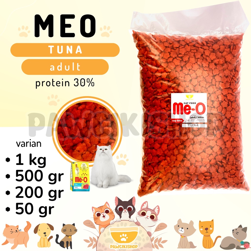 PAWCIKISHOP - MEO ADULT TUNA / meo / meo adult / meo tuna / makanan kucing meo / meo dry food / meo 