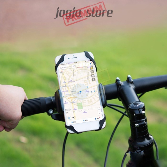 Smartphone Holder Sepeda Universal Bracket Holde HP Sepeda MTB - Motor
