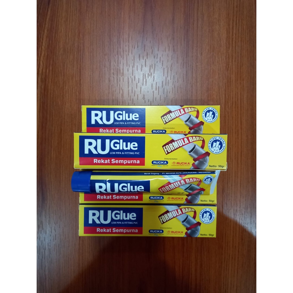 Lem Pipa PVC RUGLUE Original By Rucika / Lem paralon / Lem PVC