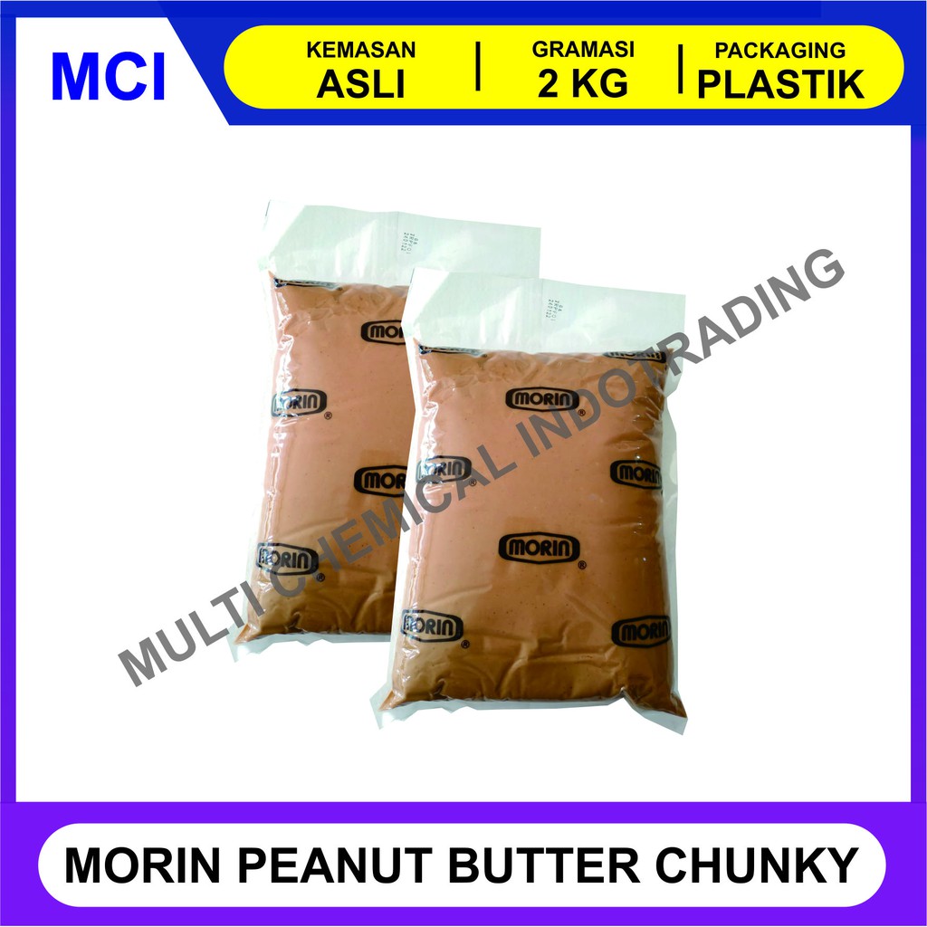 

MORIN PEANUT BUTTER CHUNKY 2 KG - SELAI KACANG - FILLING - PINDEKAS