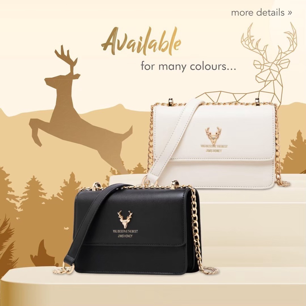 Fiona Bag Tas Selempang Slempang Slingbang Wantia Tali Rantai Anti Karat Tas Branded Cewek Tas bahu 