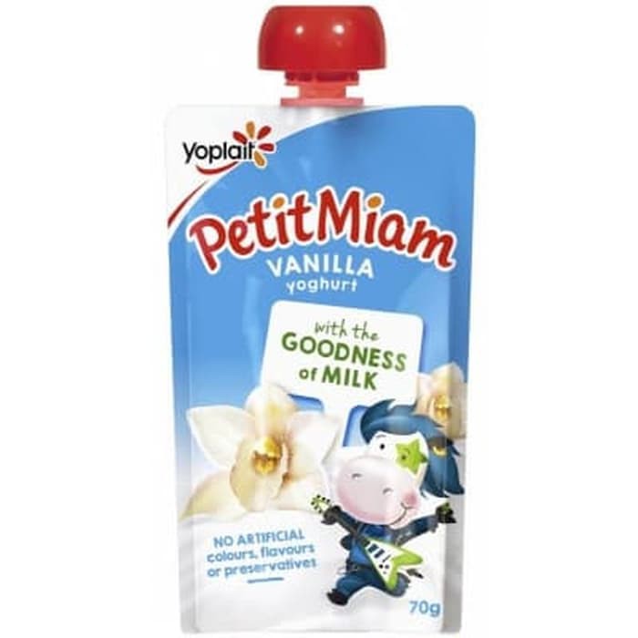 

#HANDCARRY Yoplait Petit Miam Squeezie Yogurt Vanilla 70g - UFOHCR0103