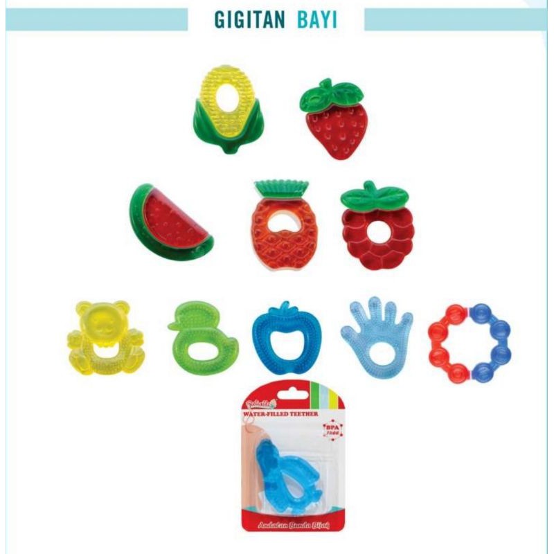 Mombella squirel silicone teether / gigitan bayi