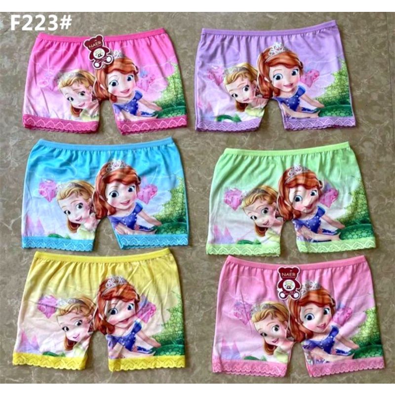 12 PCS BOXER IMPORT MURAH ANAK PEREMPUAN LUSINAN // AS